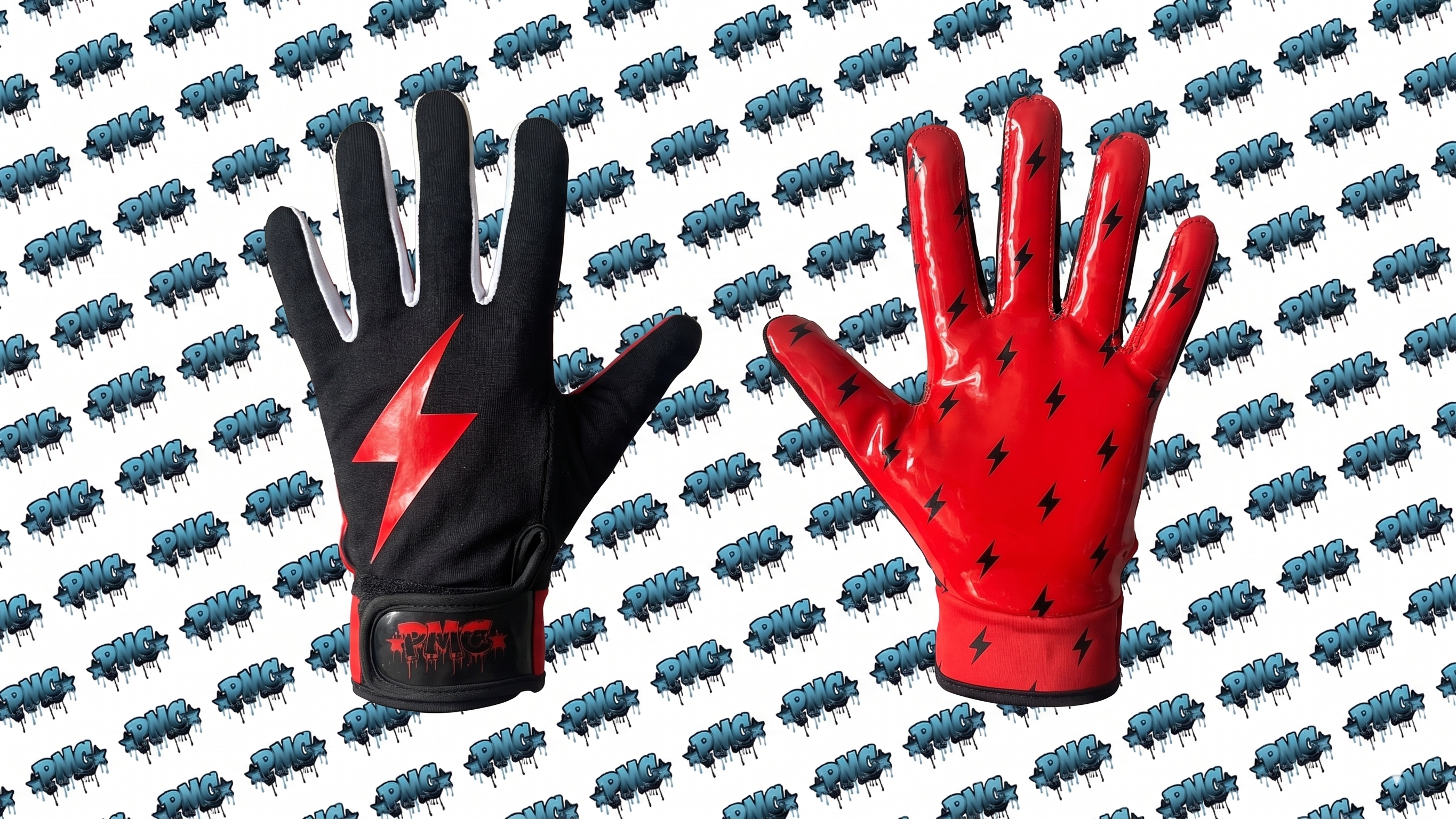 Lightning WR Football Gloves