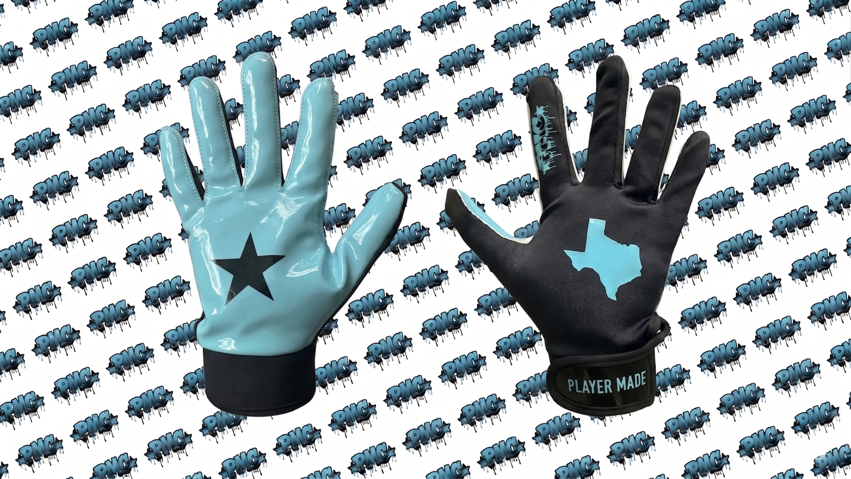 Texas WR Football Gloves