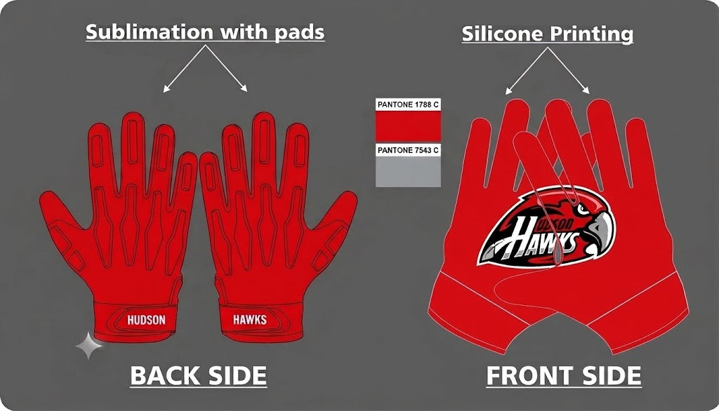 Hawks Linemen Gloves