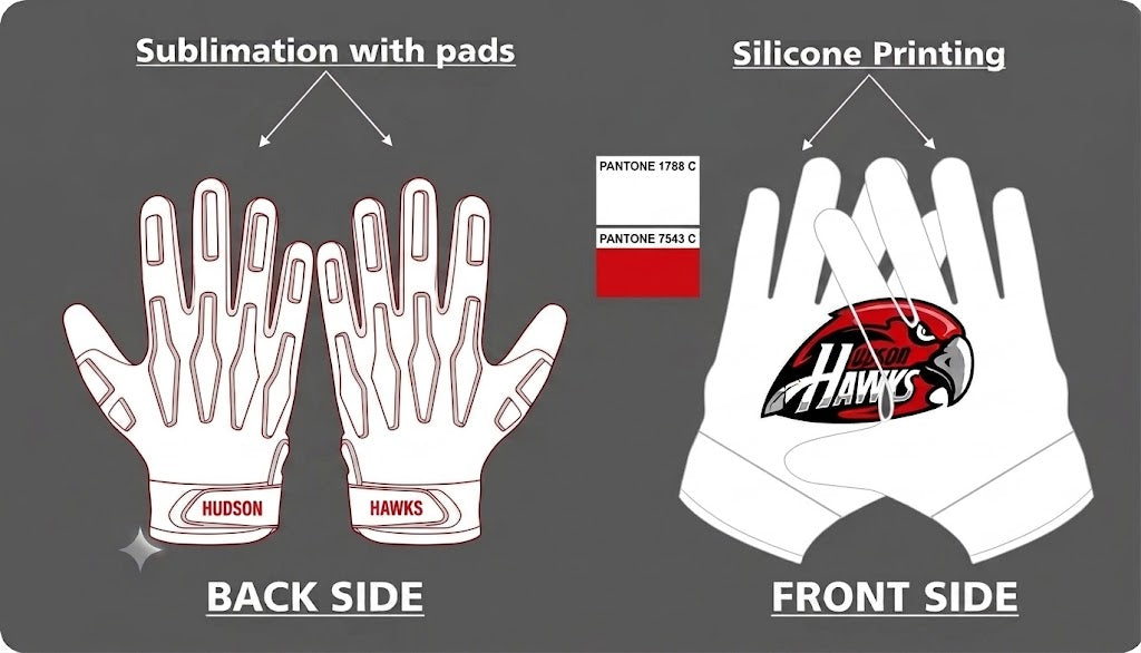 Hawks Linemen Gloves