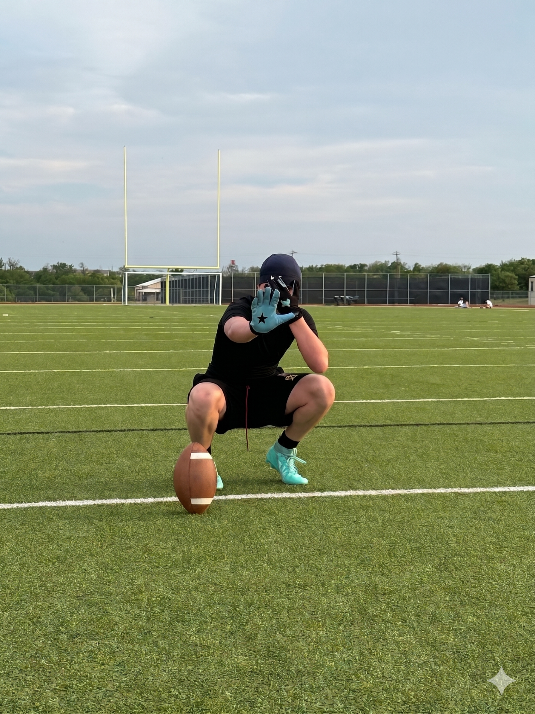 Texas WR Football Gloves