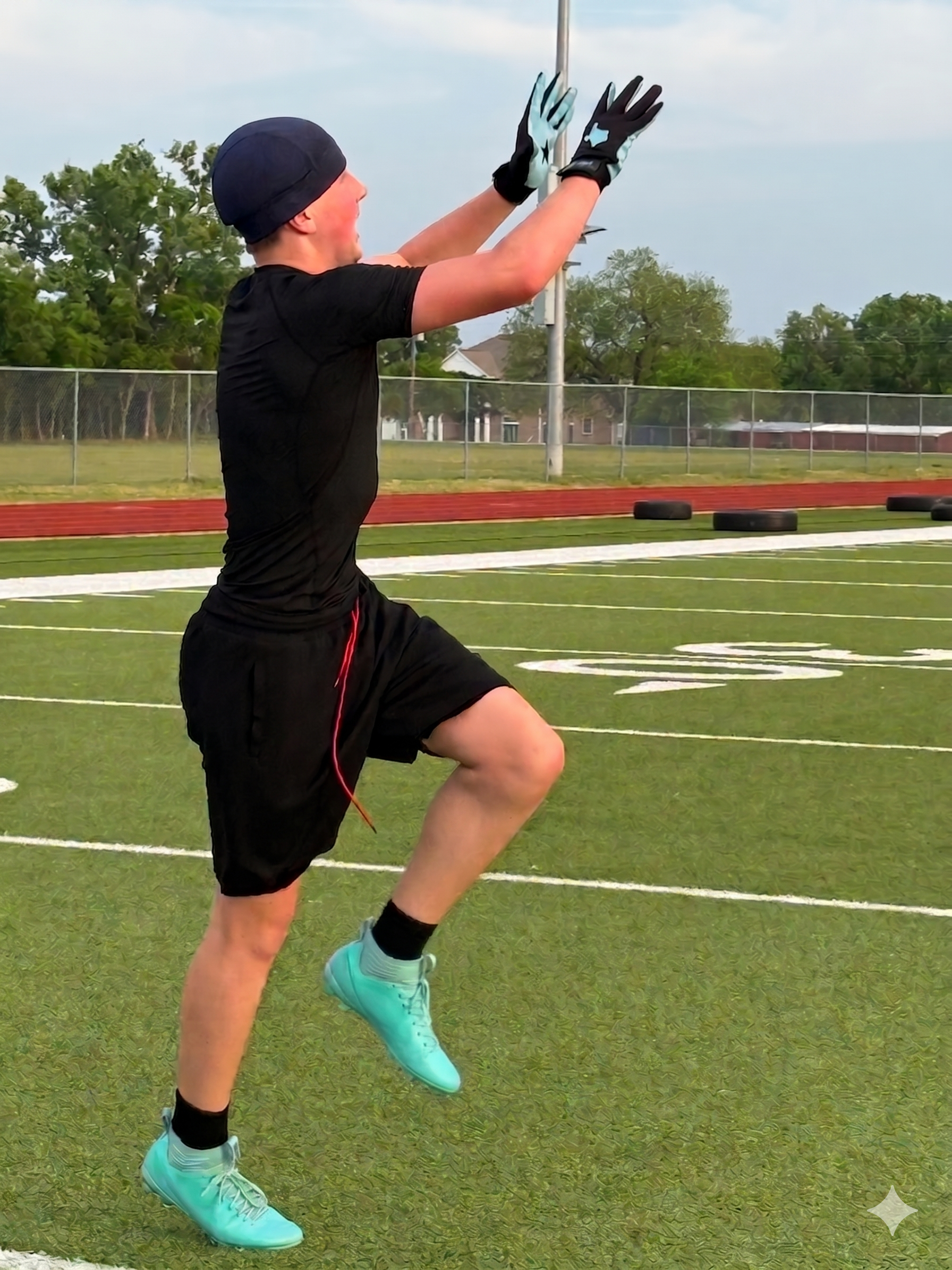 Texas WR Football Gloves