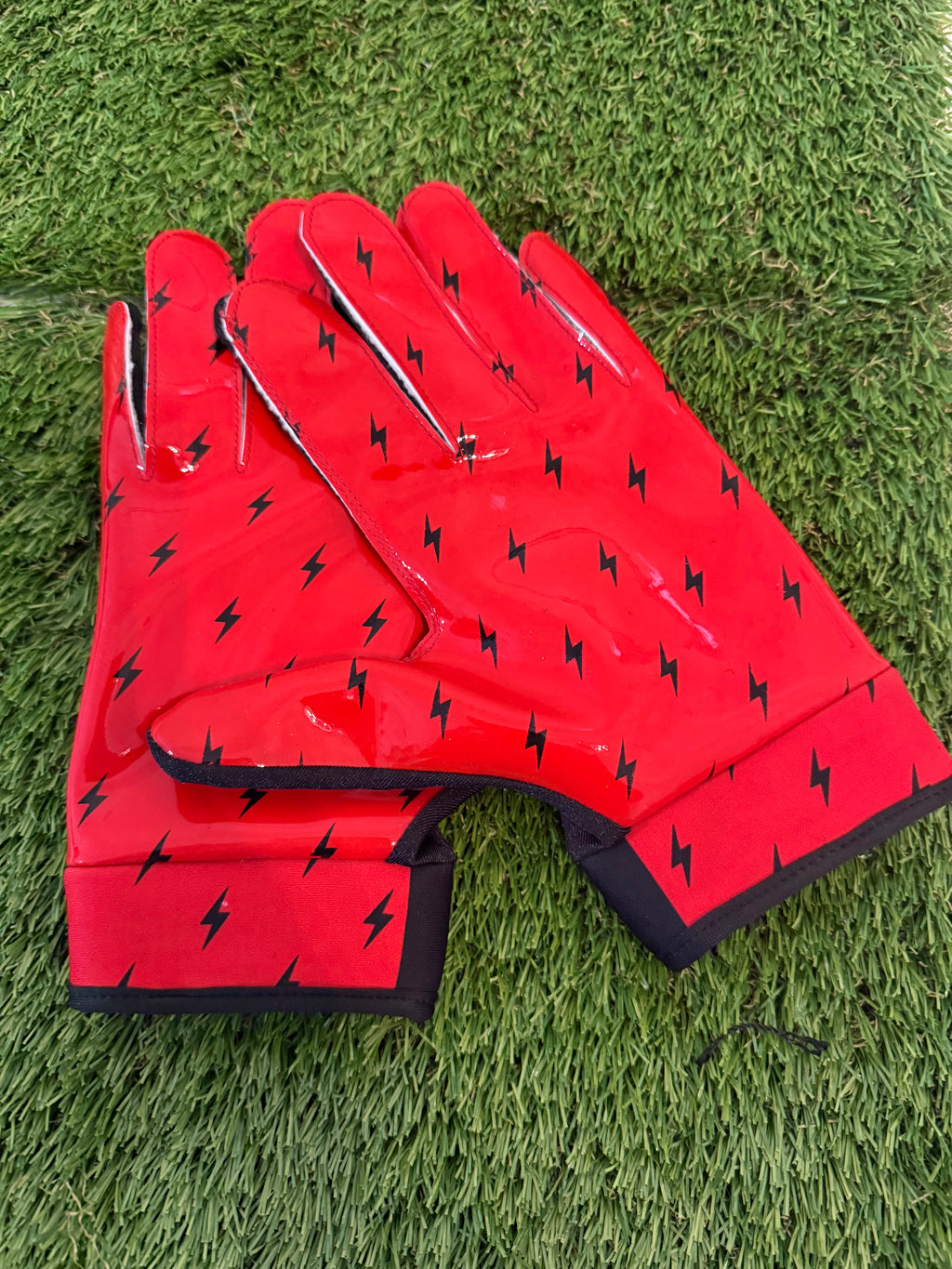 Lightning WR Football Gloves
