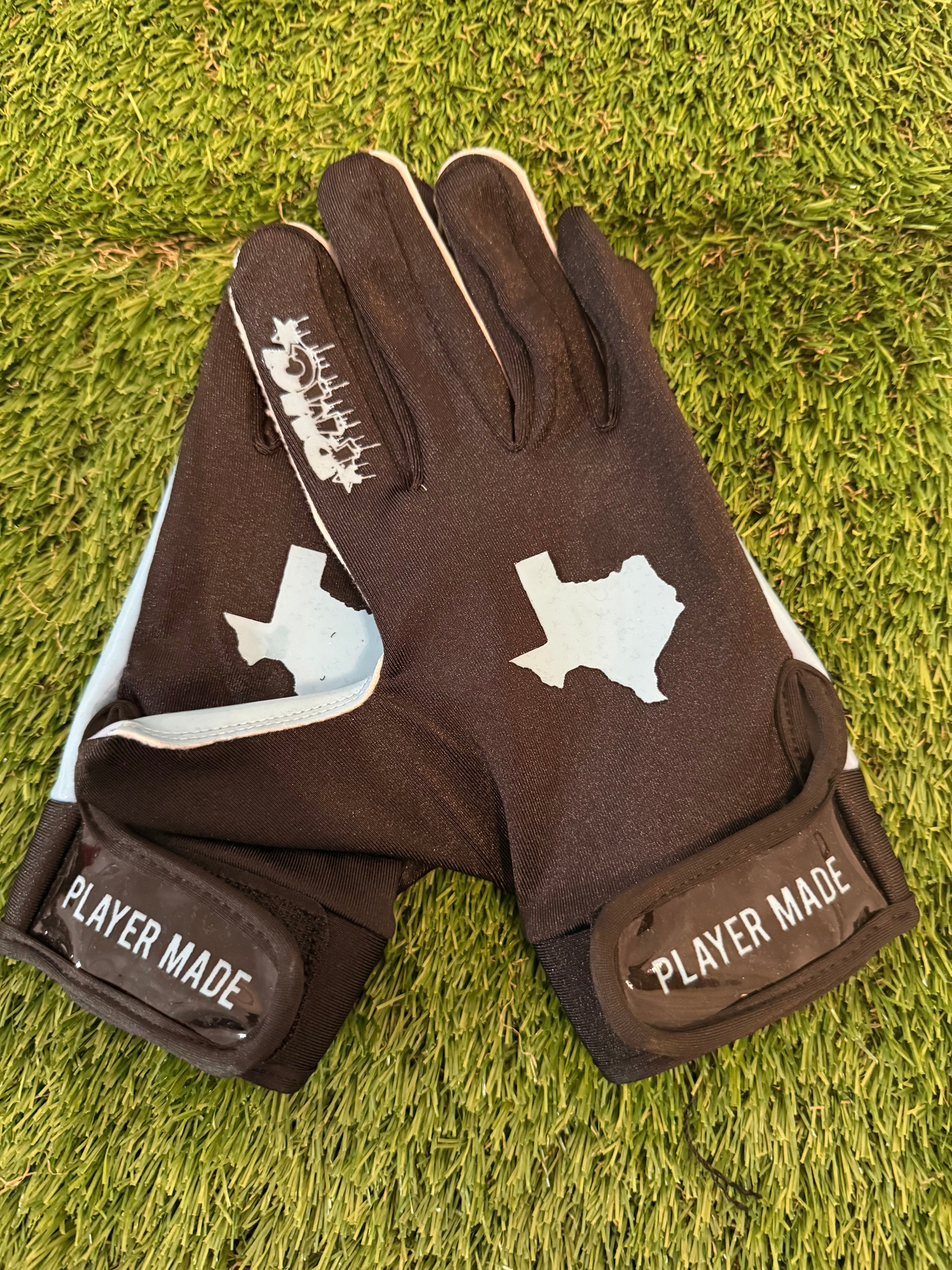 Texas WR Football Gloves